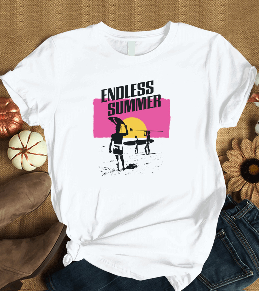 Endless Summer Surfing Sunset T-Shirt