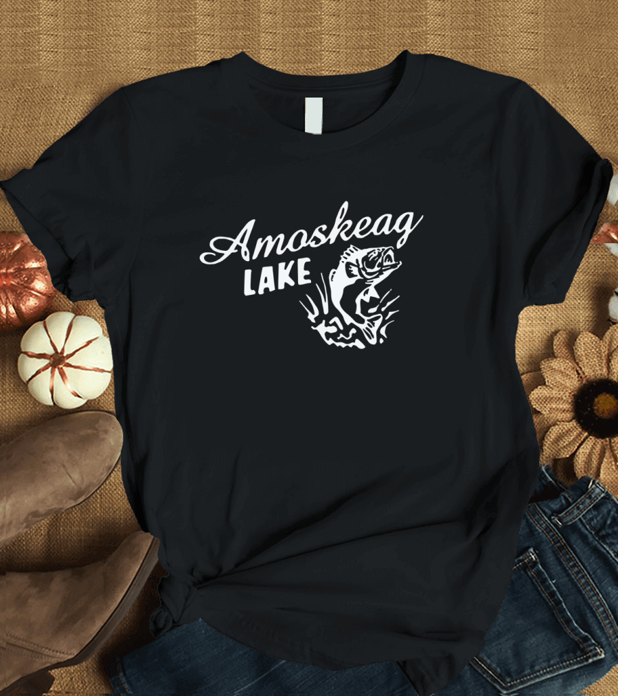 Amoskeag Lake Bass Fishing T-Shirt