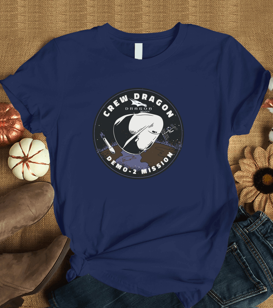 Crew Dragon Demo-2 Mission SpaceX T-Shirt
