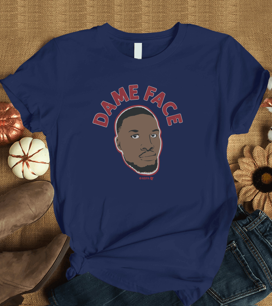 Dame Face Damian Lillard NBPA T-Shirt