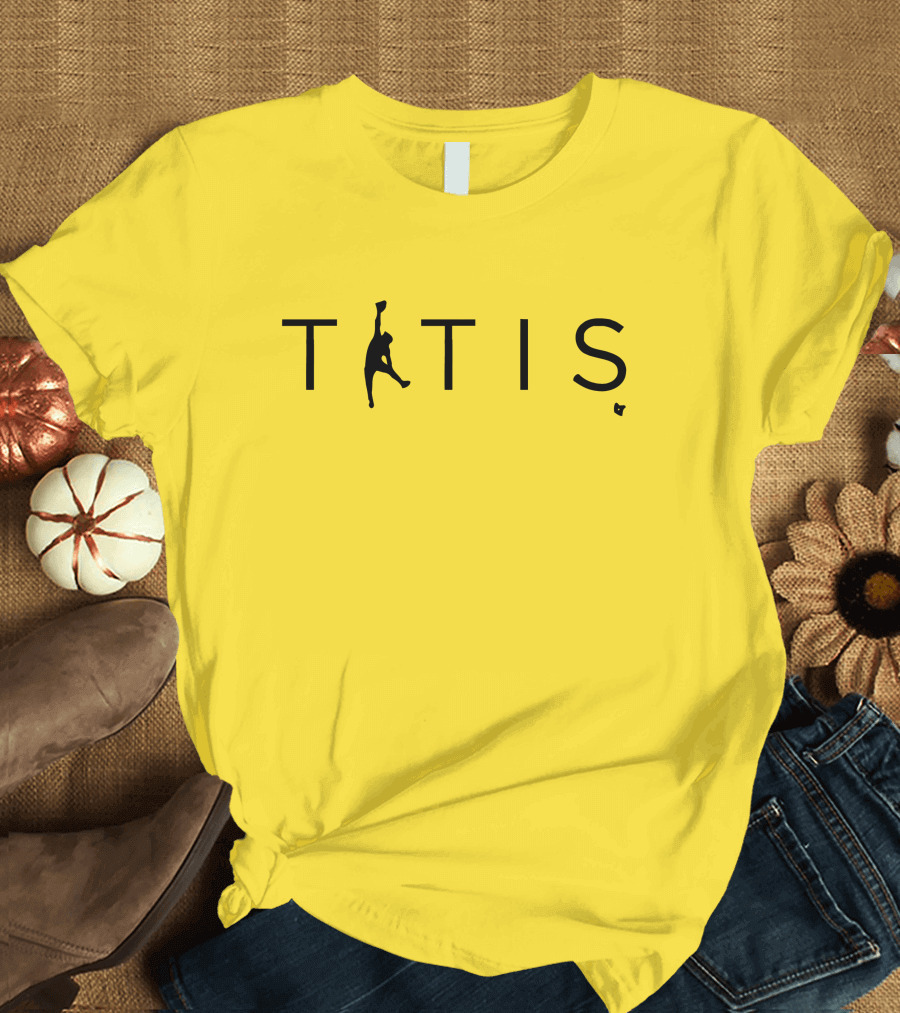 TATIS Air Niño Basketball Logo Yellow T-Shirt
