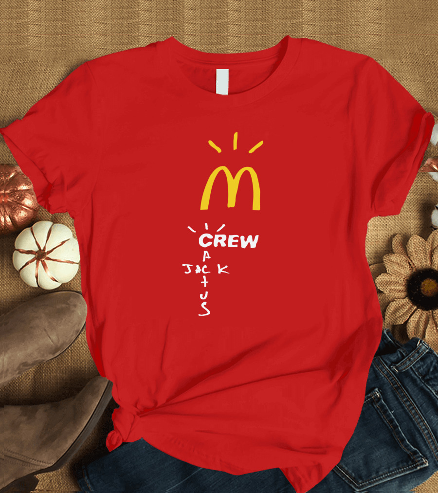 McDonalds Cactus Jack Crew Travis Scott Collaboration Toy T-Shirt