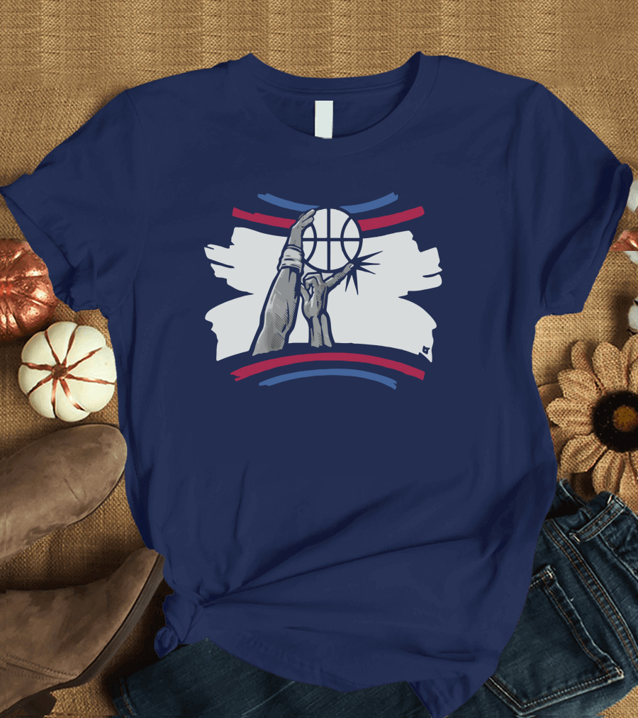 The Finger Block Basketball Iconic Defense Move T-Shirt