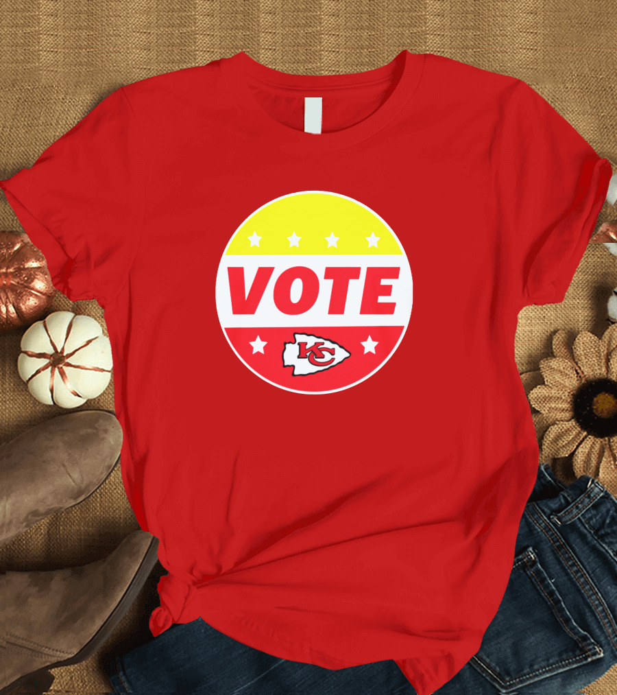 Vote Chiefs KC Red Stars Circle T-Shirt