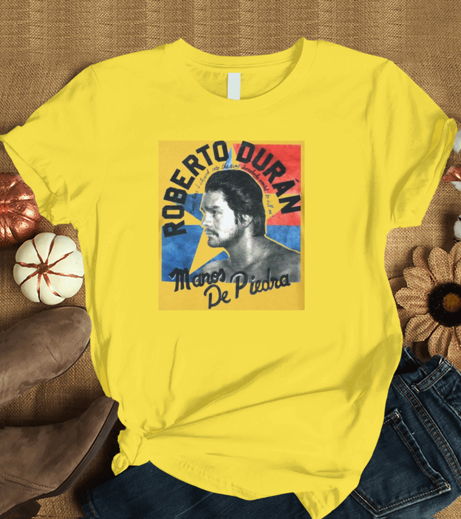 Roberto Durán Manos De Piedra Retro Boxing Legend Classic T-Shirt
