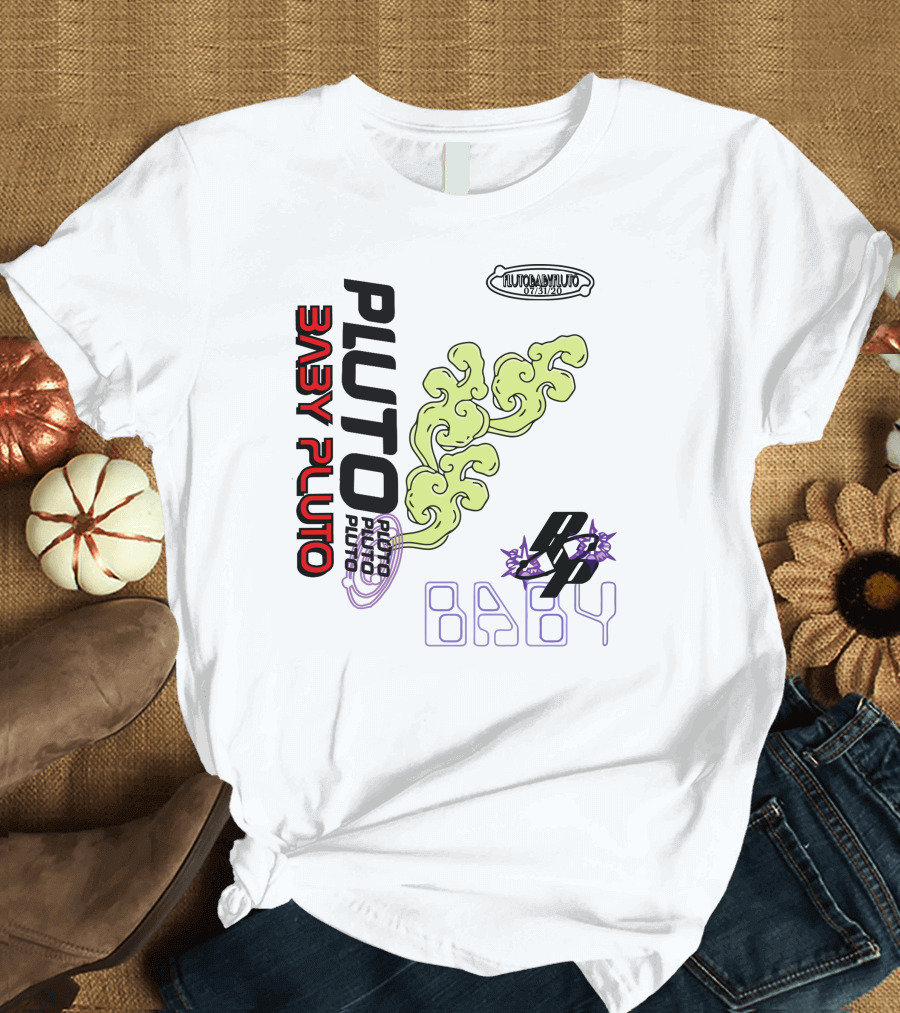 PLUTO BABY PLUTO FUTURISTIC EXODUS VIBRATIONS T-Shirt