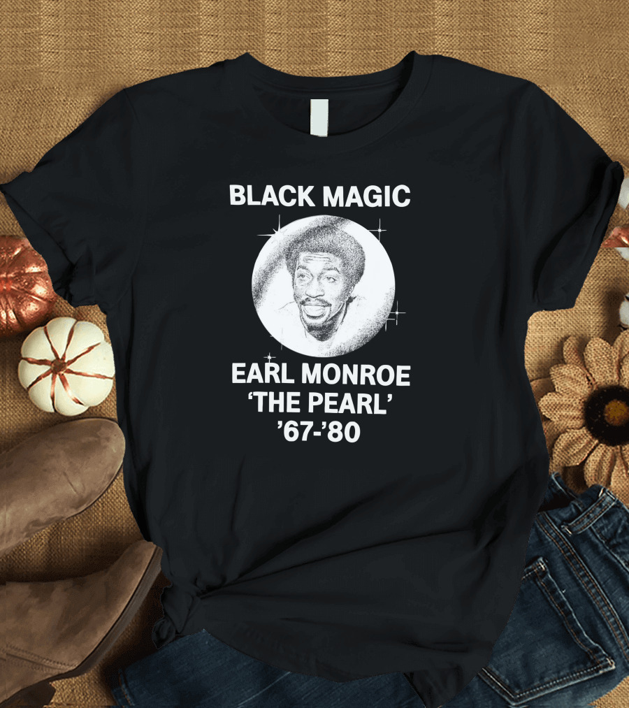 Black Magic Earl Monroe 'The Pearl' '67-'80 T-Shirt
