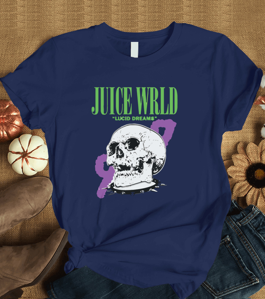 JUICE WRLD LUCID DREAMS 999 Skull T-Shirt