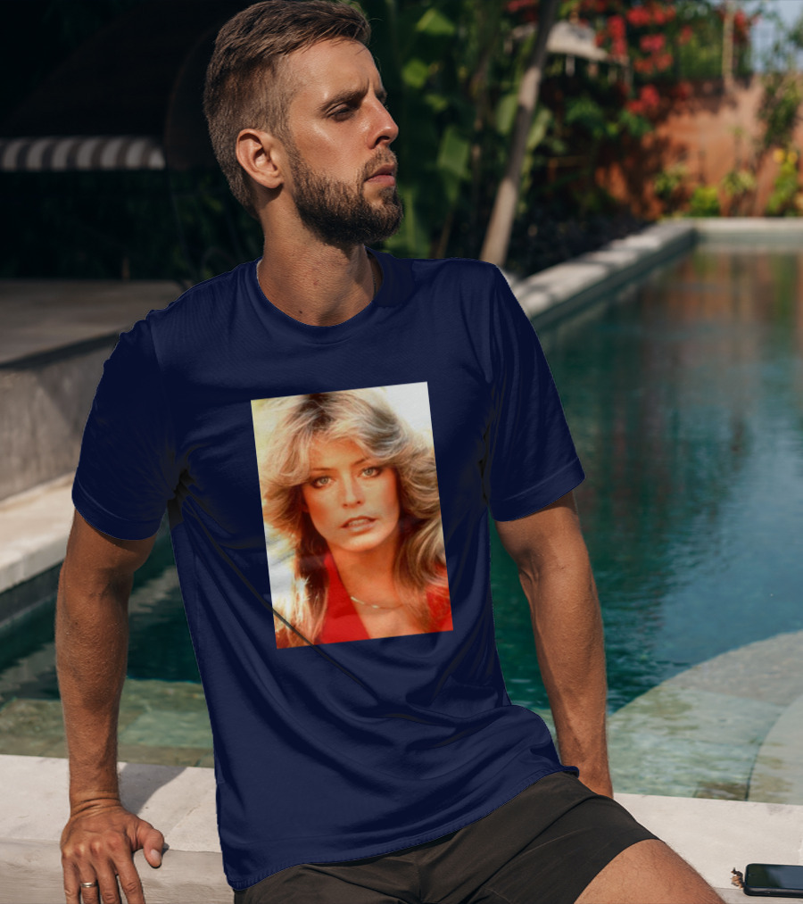 Farrah Fawcett Iconic Red 1970s T-Shirt