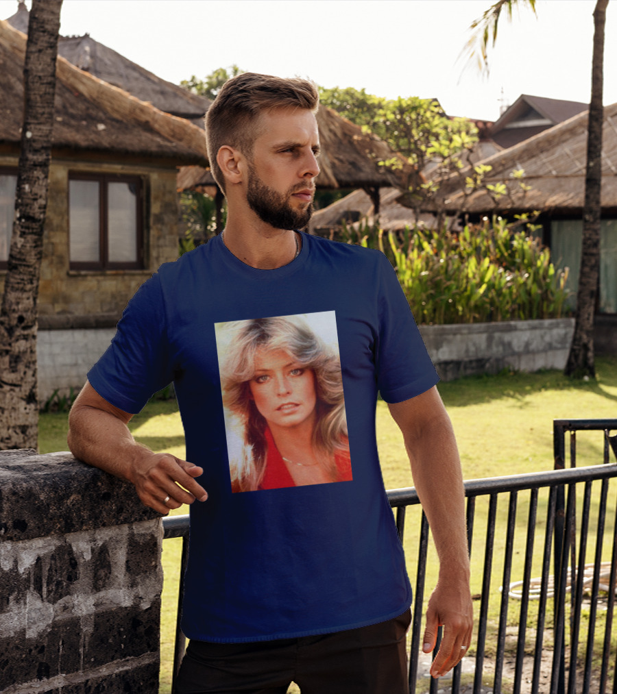 Farrah Fawcett Iconic Red 1970s T-Shirt