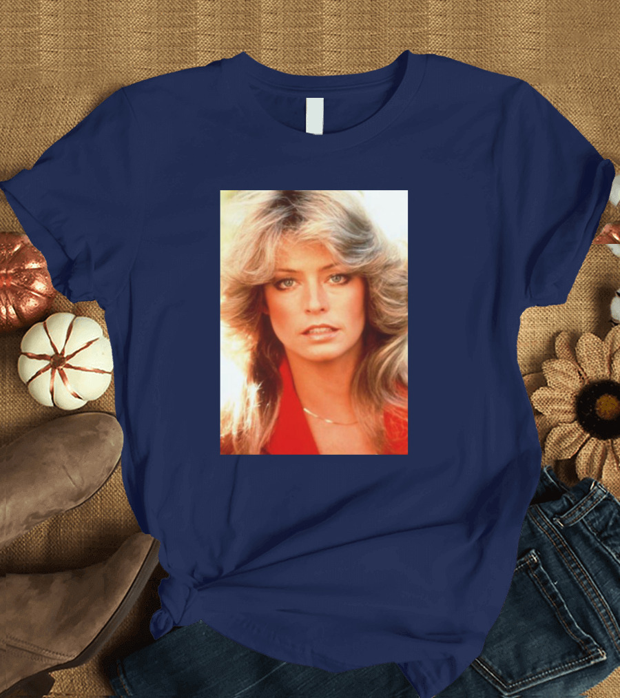 Farrah Fawcett Iconic Red 1970s T-Shirt
