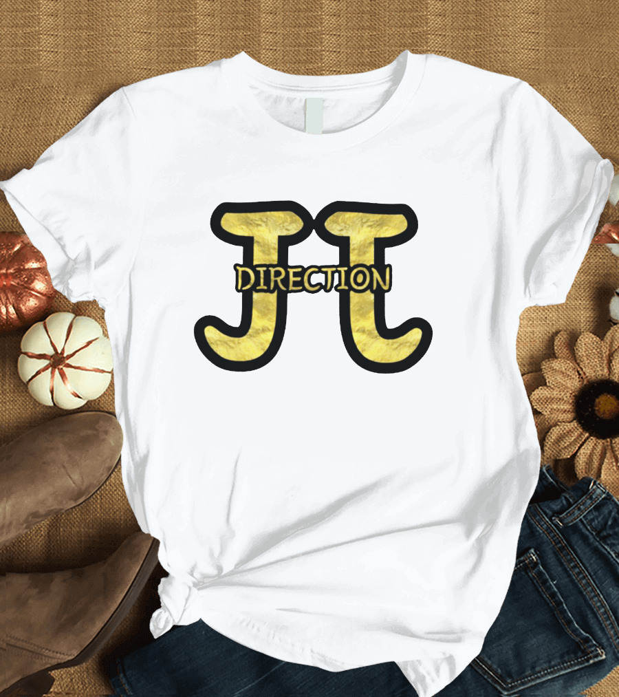 JJ Direction Light Gold Mirror T-Shirt