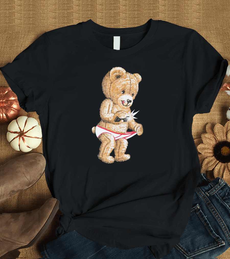 Giannis Burner Teddy Bear Snap Toy Spark Boxer T-Shirt