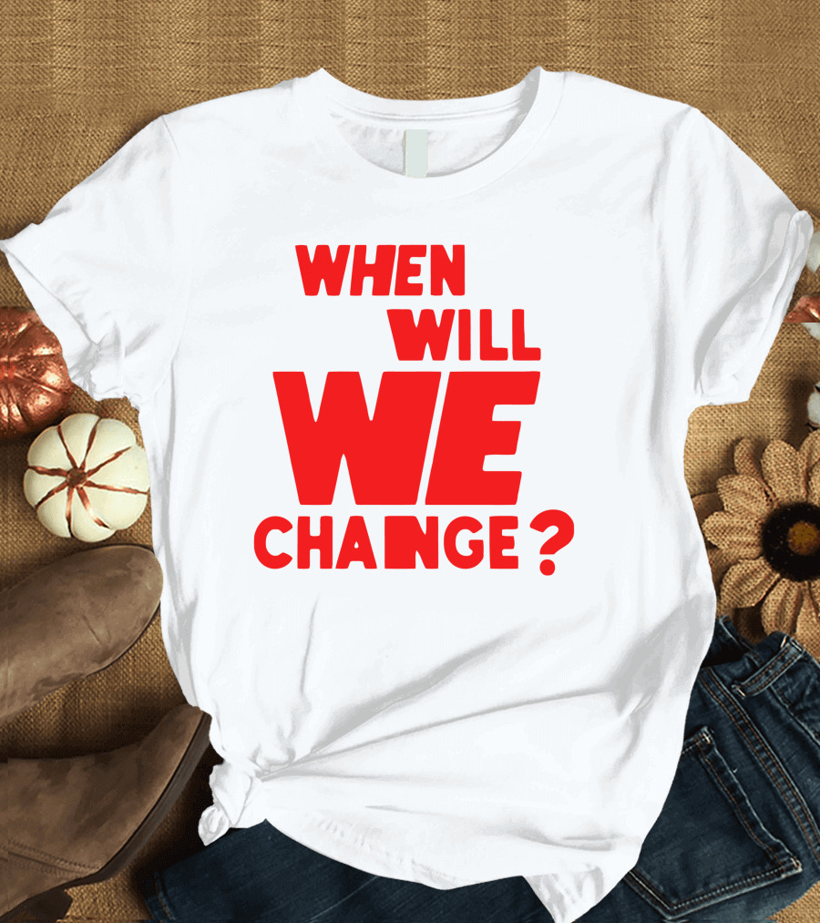 Lewis Hamilton When Will We Change? T-Shirt