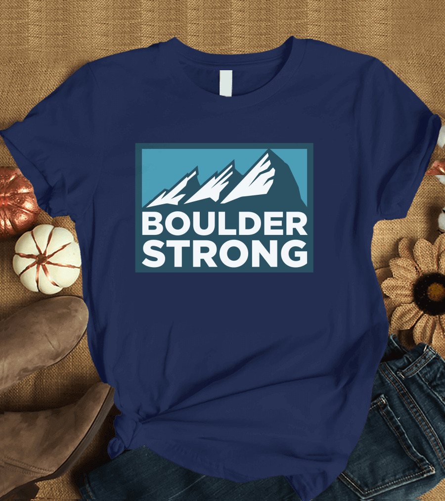 Boulder Strong Mountain Peaks T-Shirt