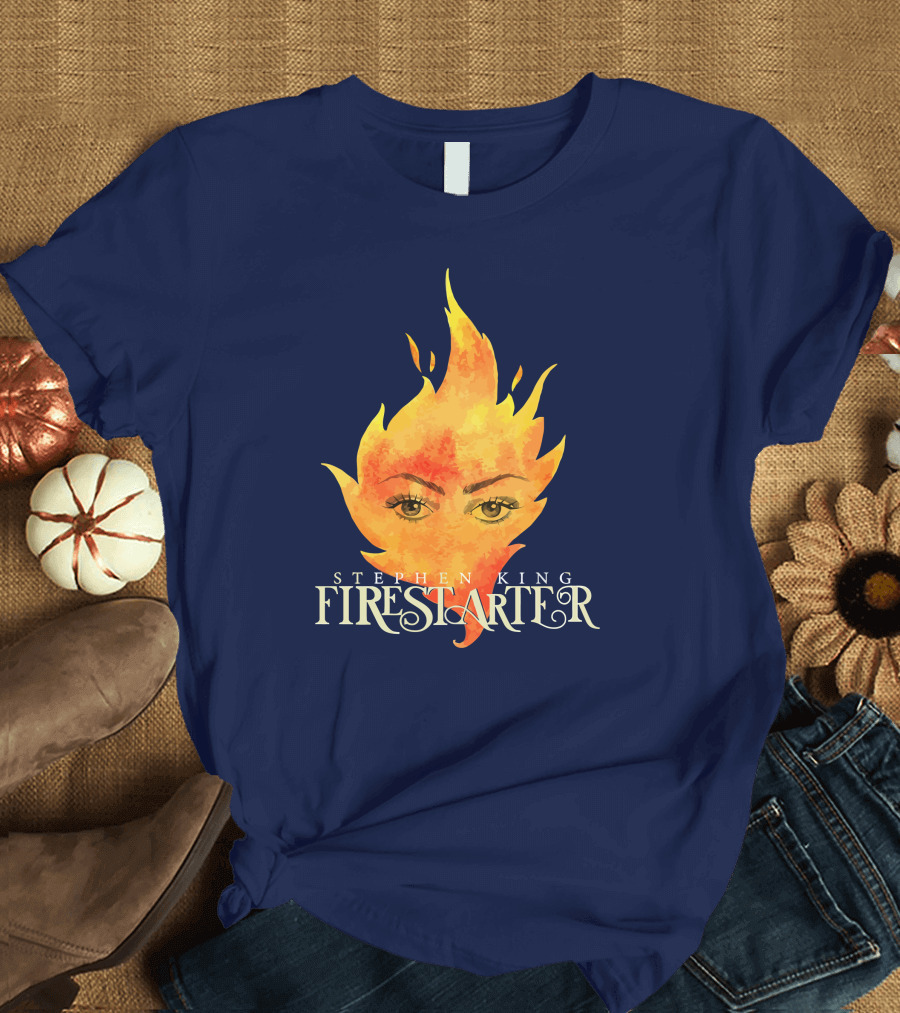 Stephen King Firestarter Fiery Eyes T-Shirt