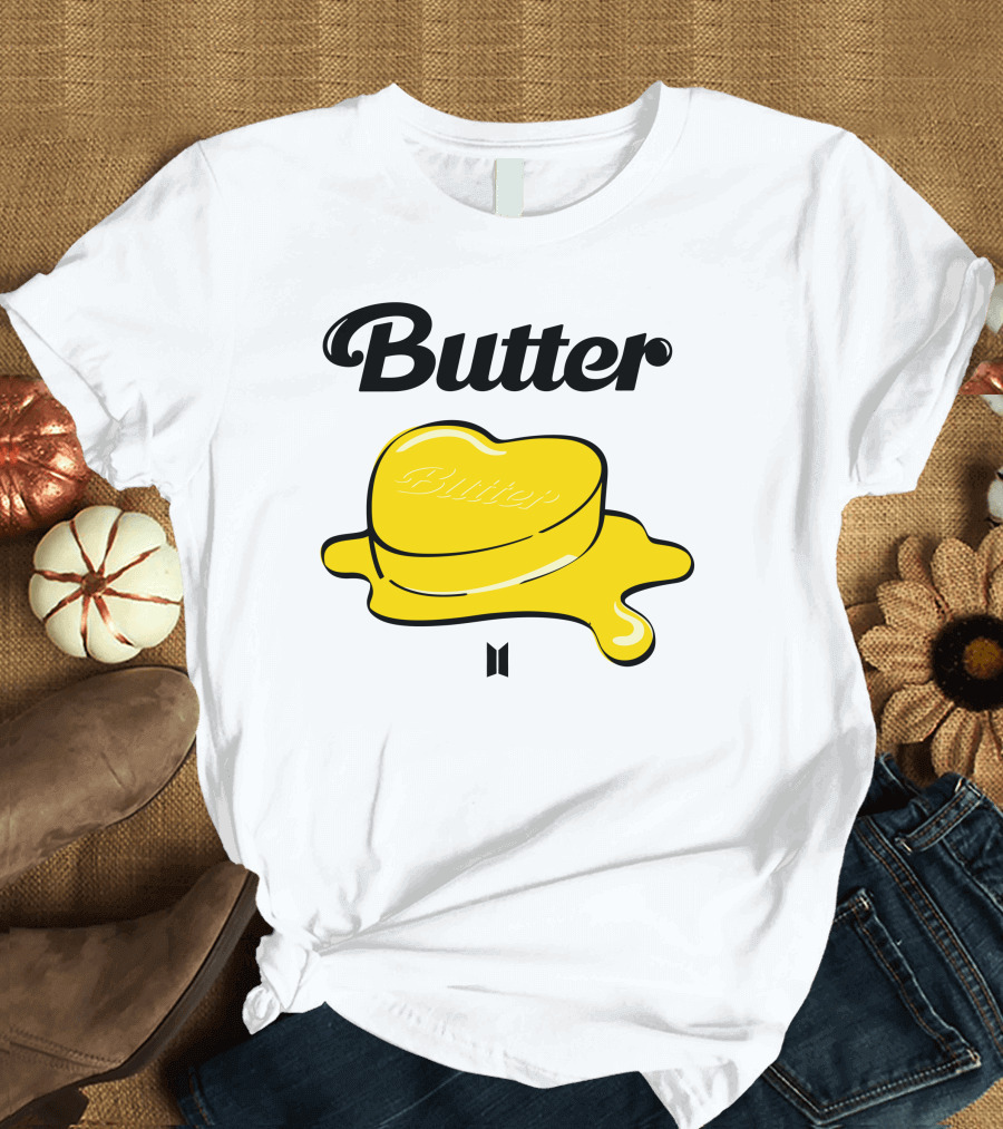 BTS Butter Melting Heart T-Shirt