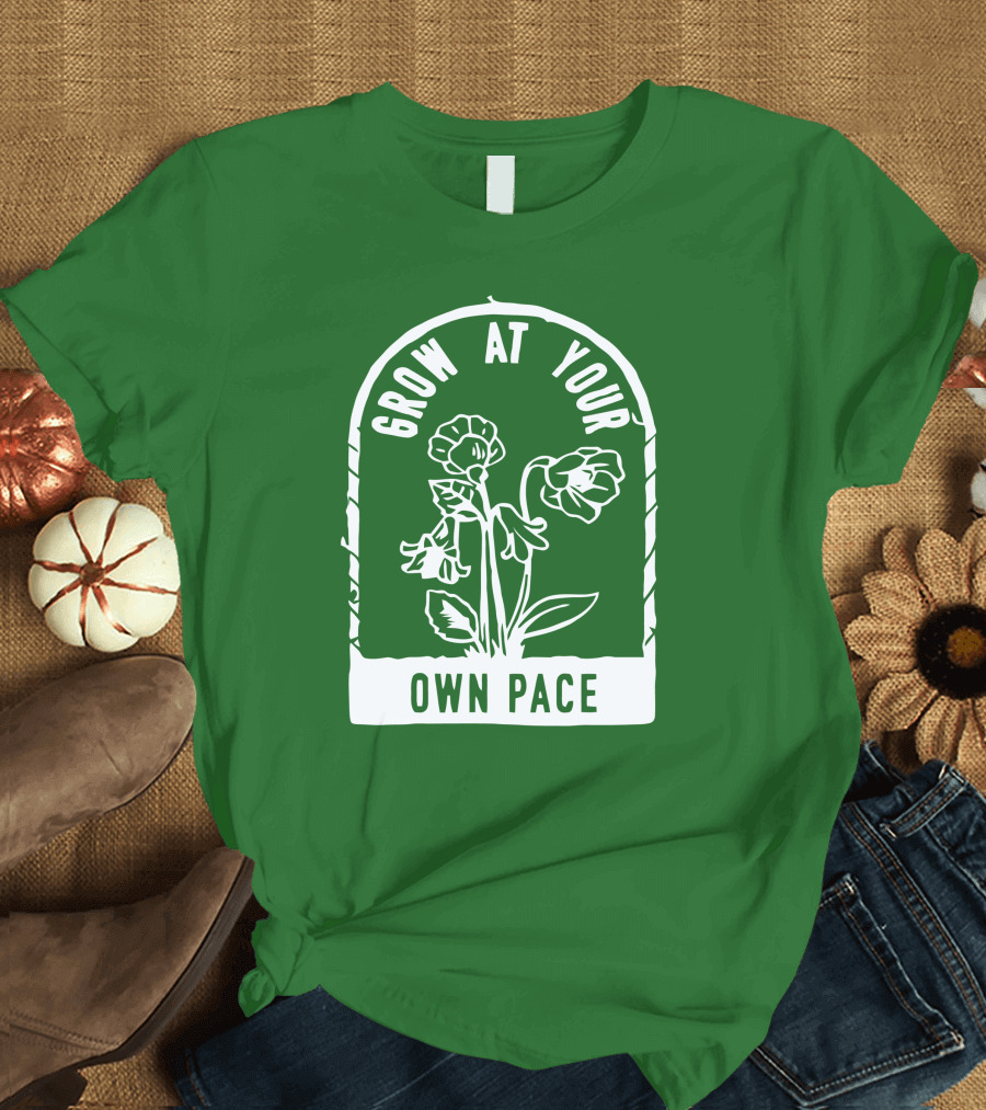 Grow at Your Own Pace Botanical Archway T-Shirt