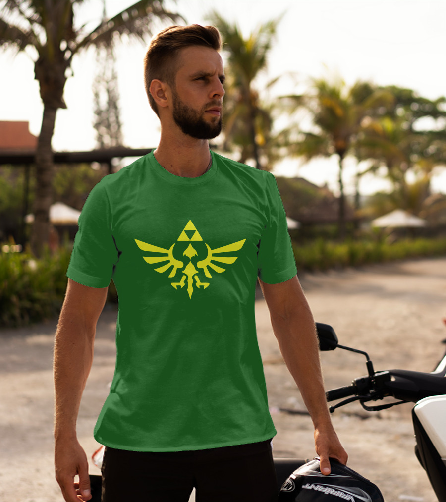 The Legend Of Zelda Hylian Crest Isohel Green T-Shirt