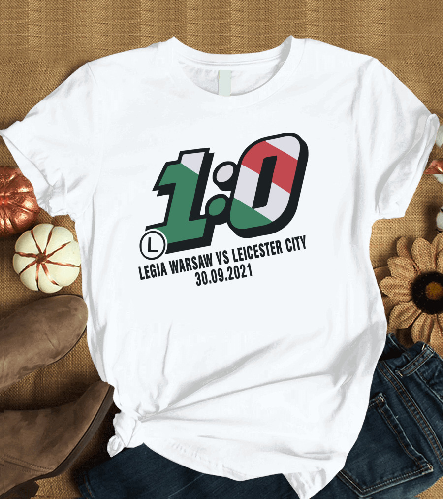 Legia Warsaw vs Leicester City 1-0 30.09.2021 T-Shirt
