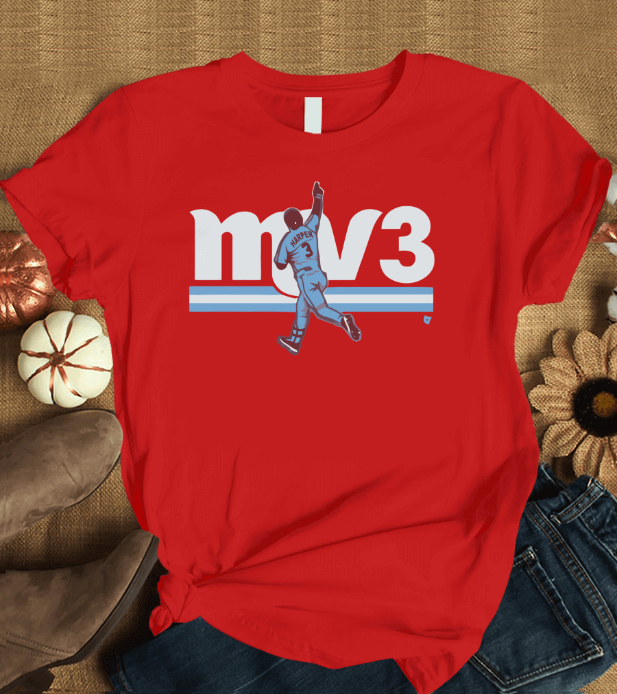 mv3 Bryce Harper Athletic Tribute Jumping T-Shirt