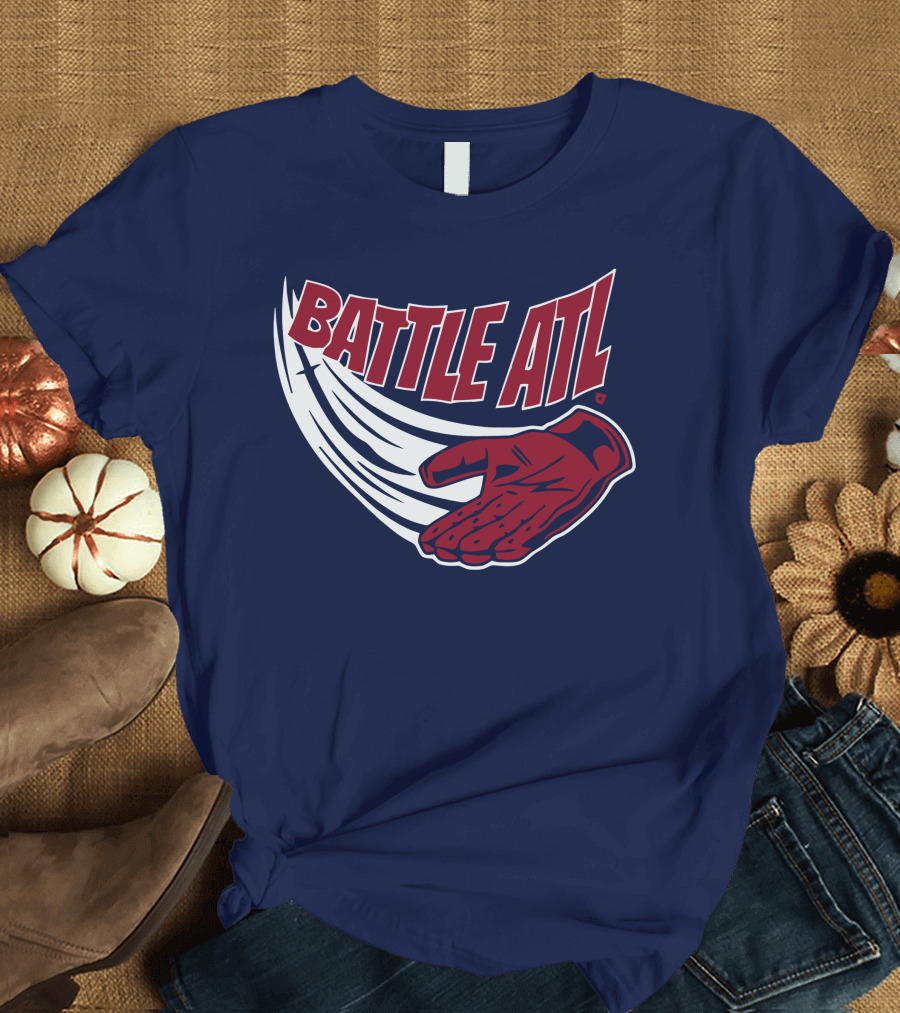 Battle ATL Atlanta Braves Hand Gesture T-Shirt