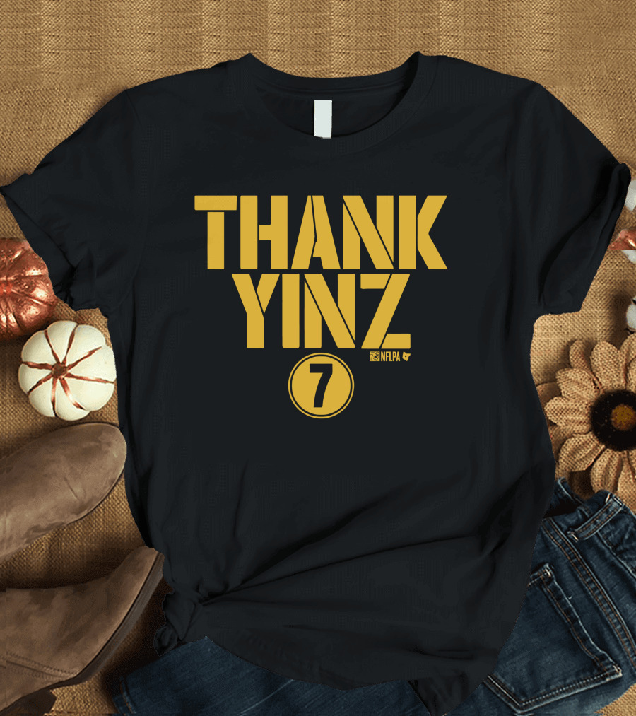 Thank Yinz 7 NFLPA Ben Roethlisberger Shop T-Shirt