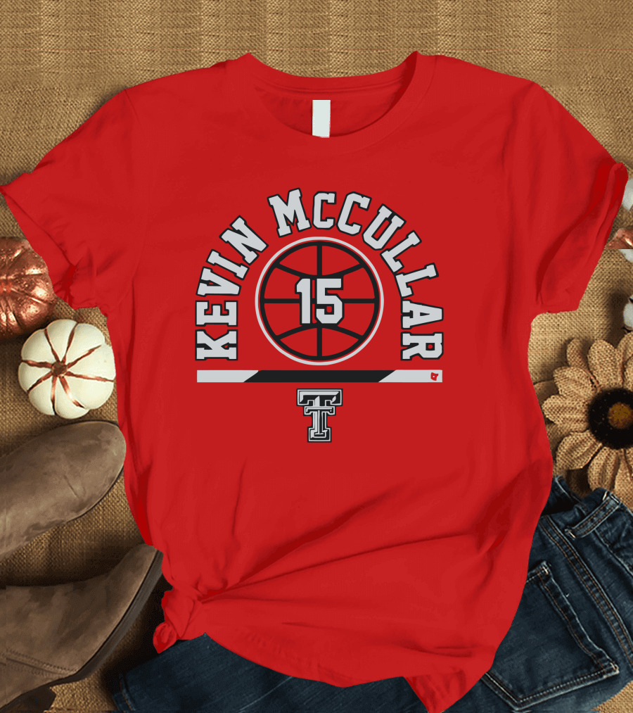 Kevin McCullar 15 Texas Tech Basketball T-Shirt