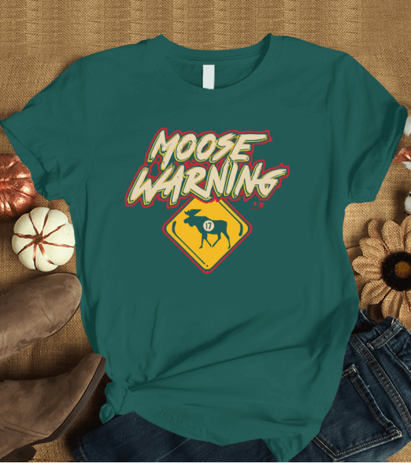 T-Shirt: Moose Warning 17 Marcus Foligno T-Shirt Moose Warning 17 Marcus Foligno T-Shirt