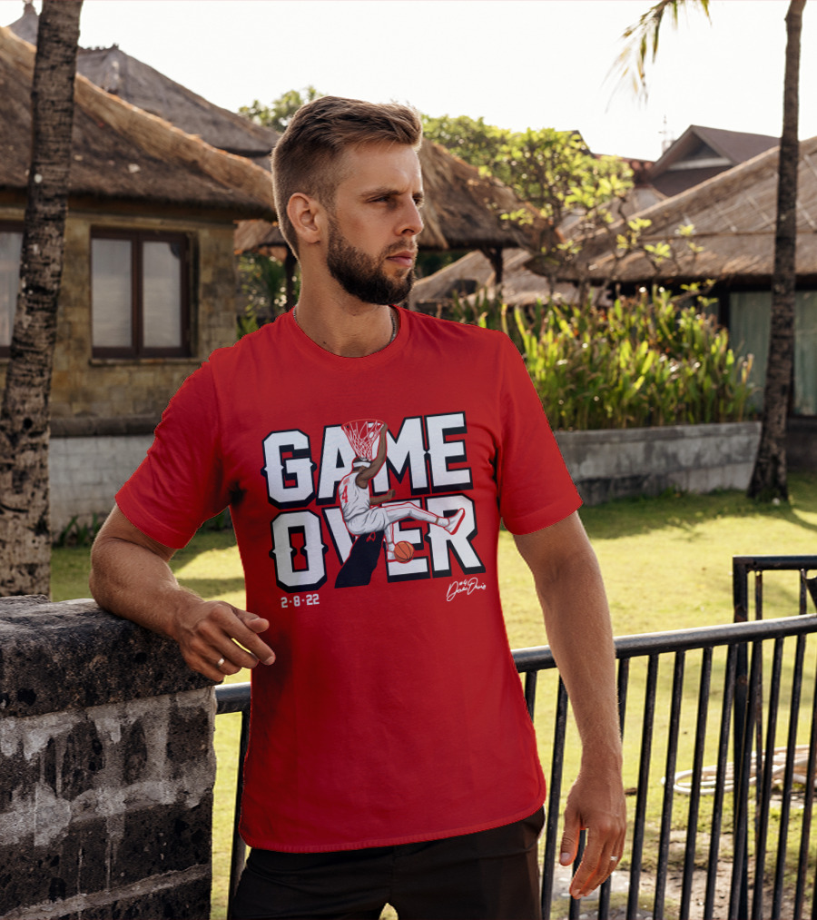 Davonte Devo Davis Game Over Dunk 2-8-22 Signature T-Shirt