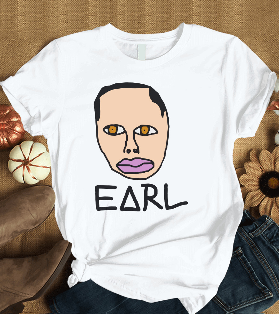 Earl Sweatshirt Odd Future Free Earl Face Drawing T-Shirt