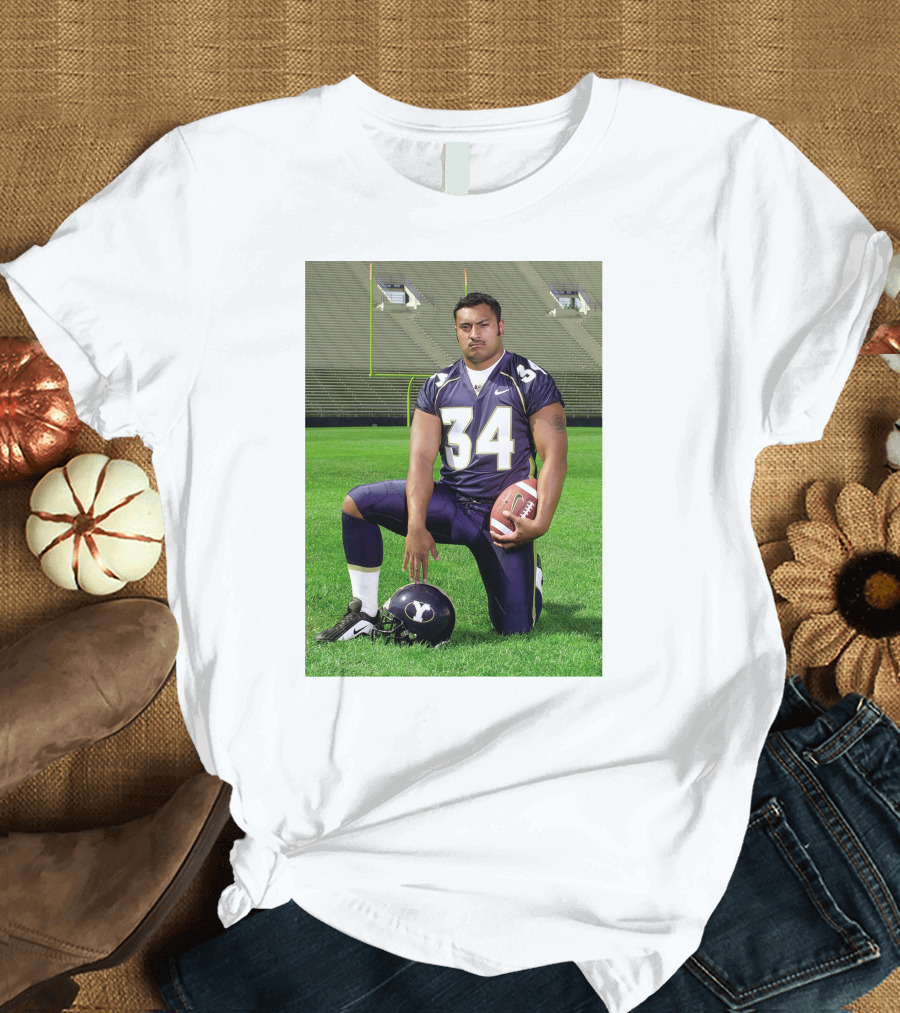 Lane Lunt Kalani BYU Football 34 T-Shirt