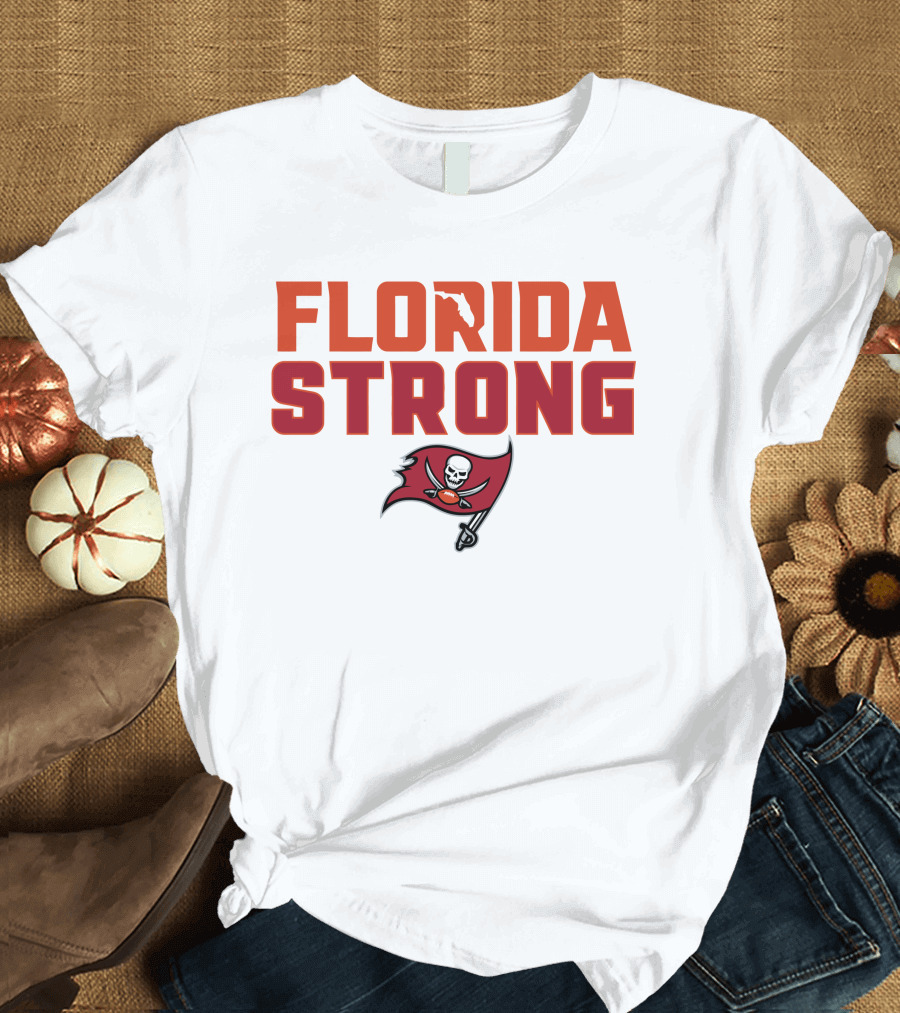 Florida Strong Buccaneers Logo Elements T-Shirt