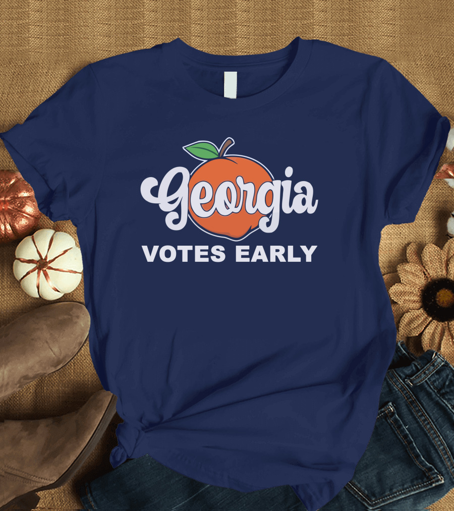 Georgia Votes Early Peach T-Shirt