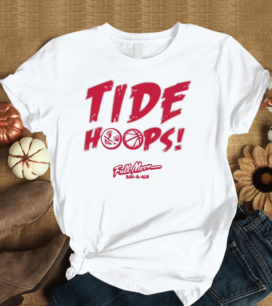 Tide Hoops Full Moon Bar-B-Que Basketball Event T-Shirt
