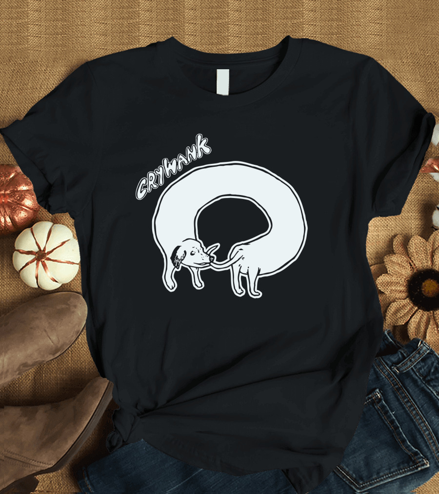 Crywank Endless Dog Loop T-Shirt