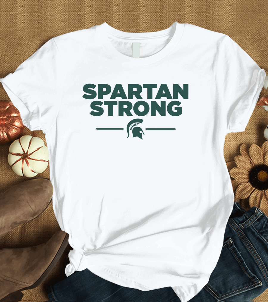 MSU Spartan Strong Helmet T-Shirt