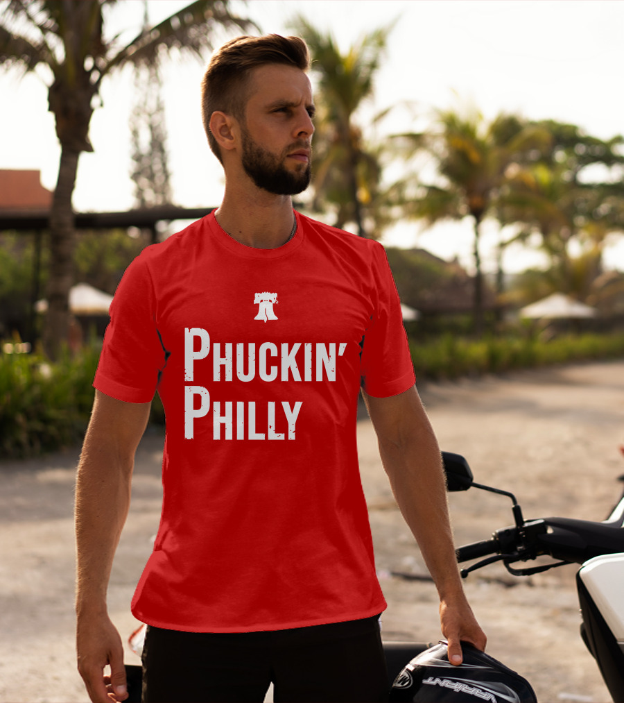 Phuckin Philly Liberty Bell Red T-Shirt