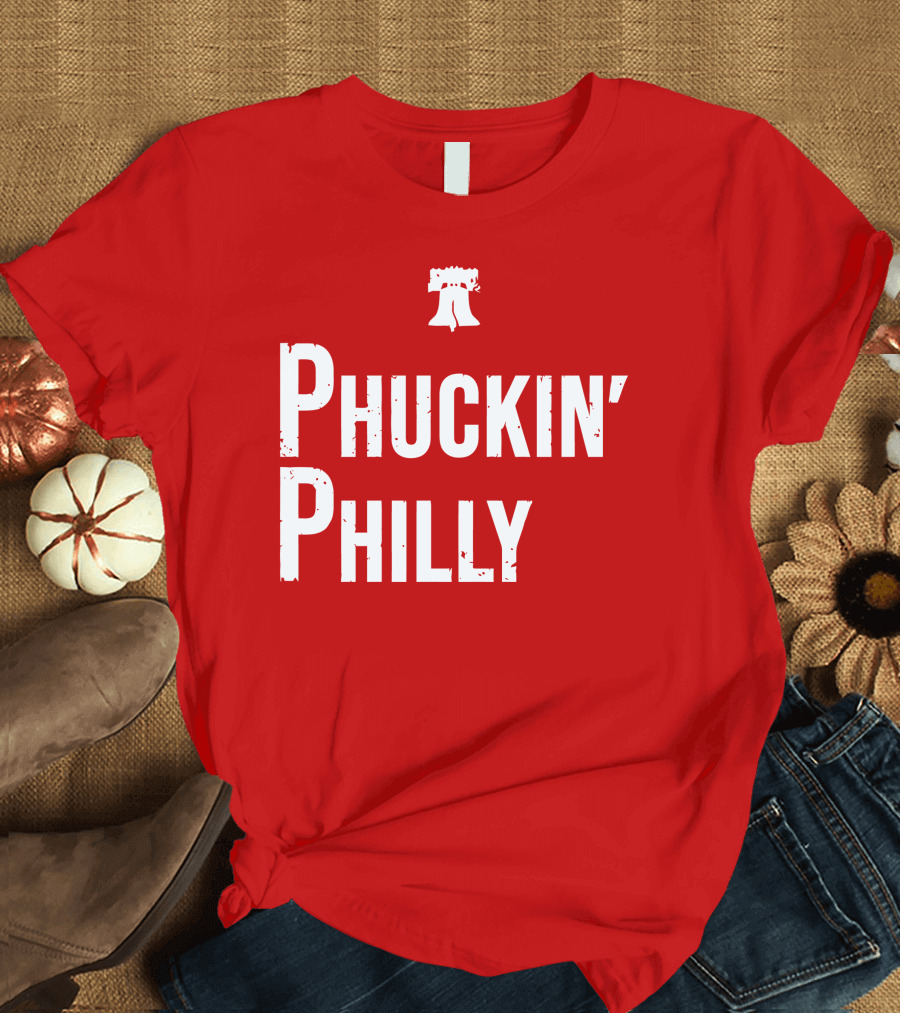 Phuckin Philly Liberty Bell Red T-Shirt