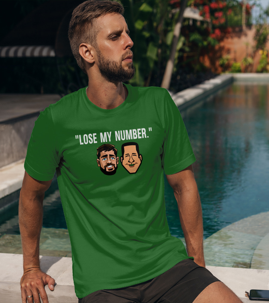 Lose My Number Aaron Rodgers Adam Schefter T-Shirt