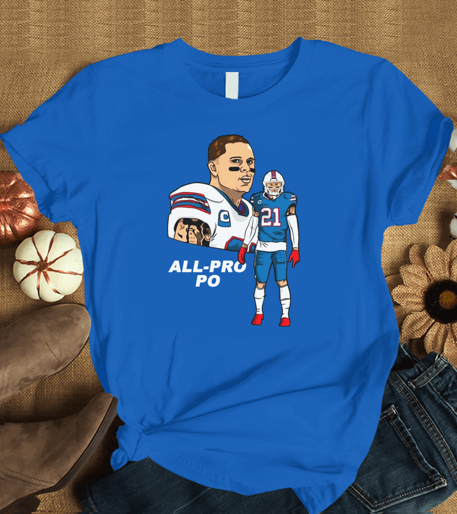 Jordan Poyer All-Pro Po Football T-Shirt
