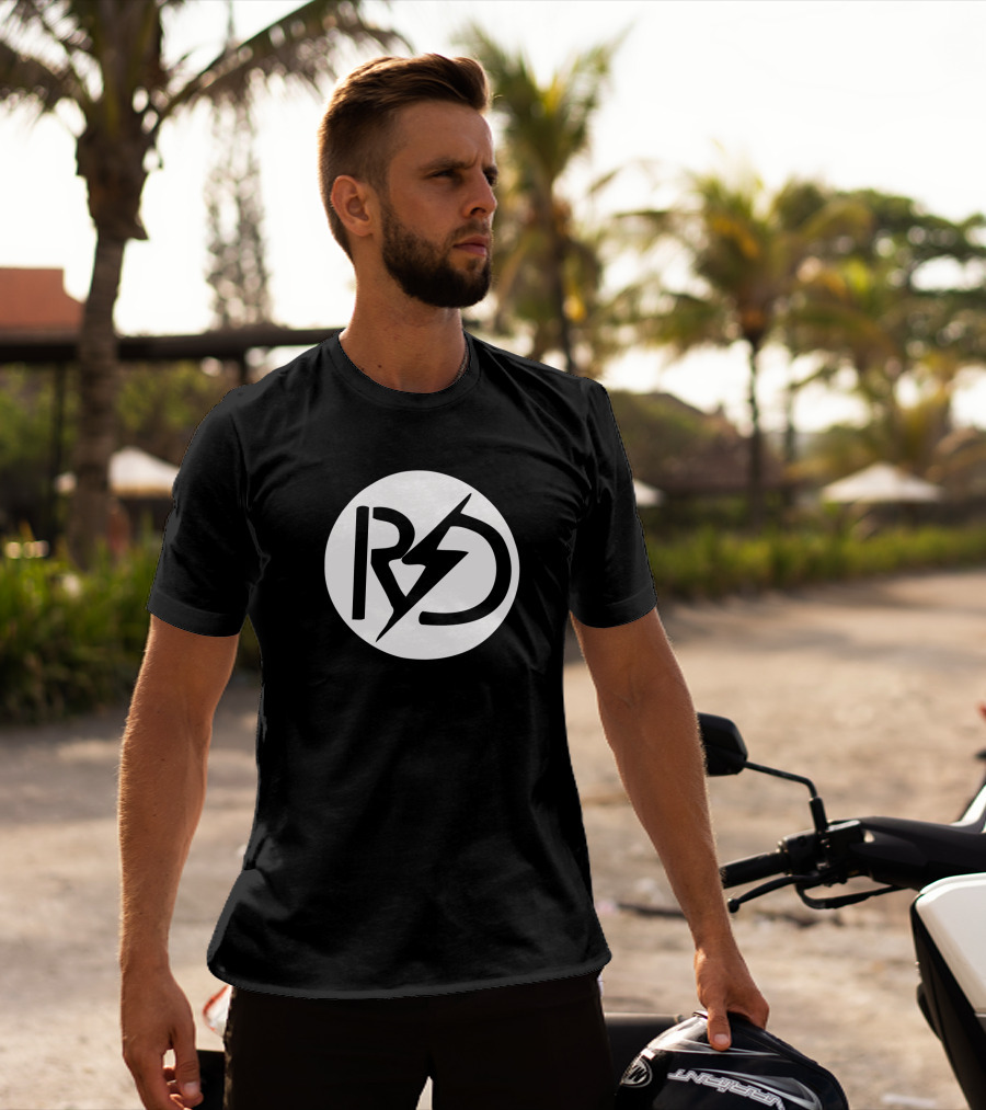 Rhys RD Logo With Circular Emblem T-Shirt