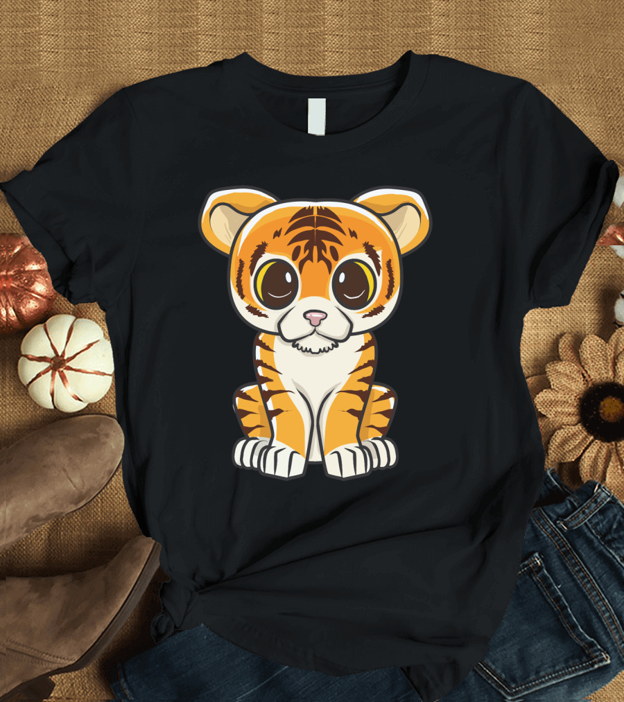 Kawaii Tiger International Tiger Day Cute Tiger T-Shirt