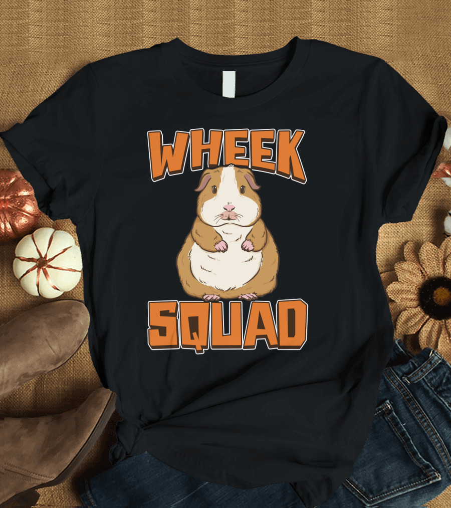 Wheek Squad Guinea Pig Furry Potato Pet Cavy T-Shirt