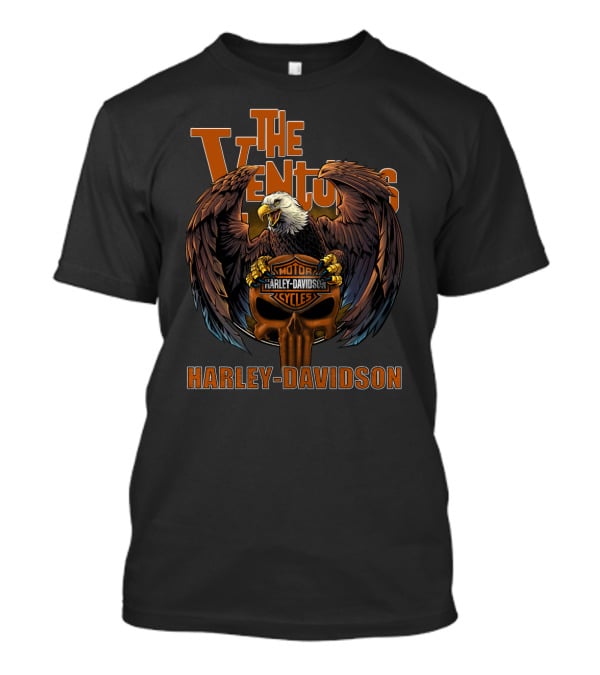 The Ventures Harley Davidson Eagle Motorcycles T-Shirt