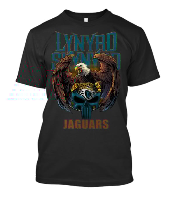 Lynyrd Skynyrd Jaguars Eagle Skull T-Shirt