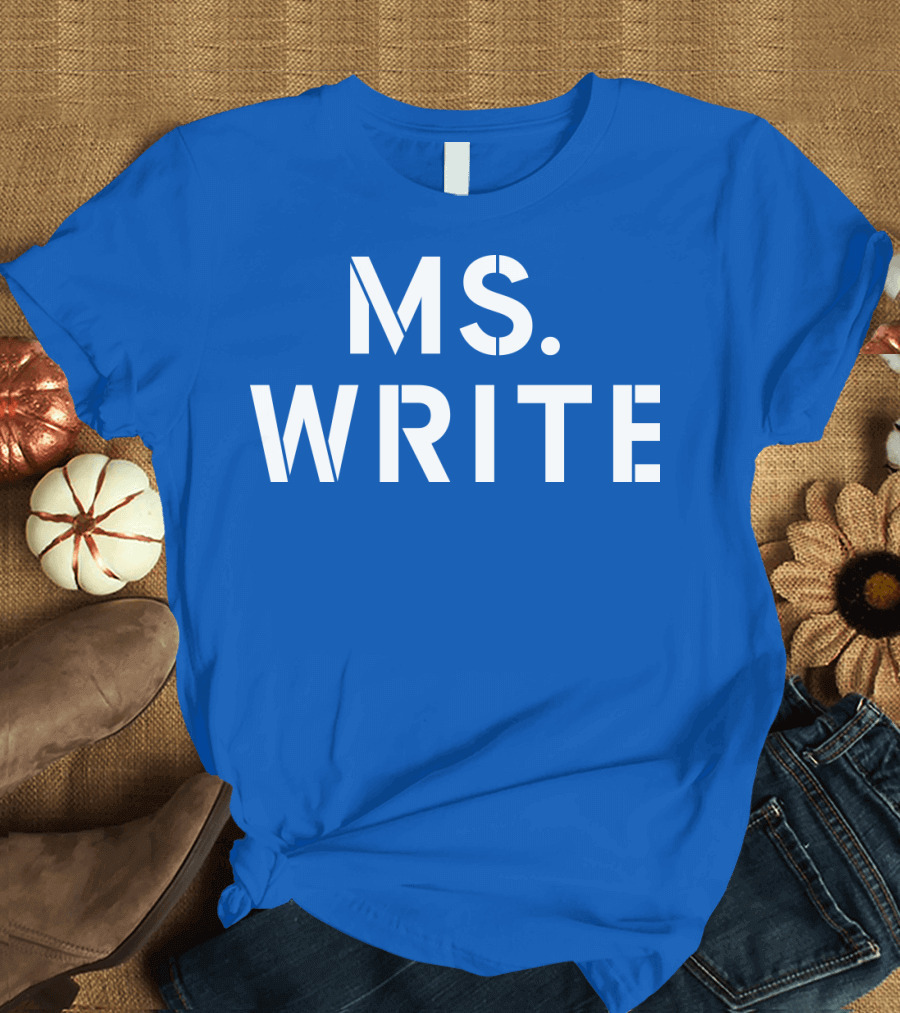 MS. Write Typography T-Shirt