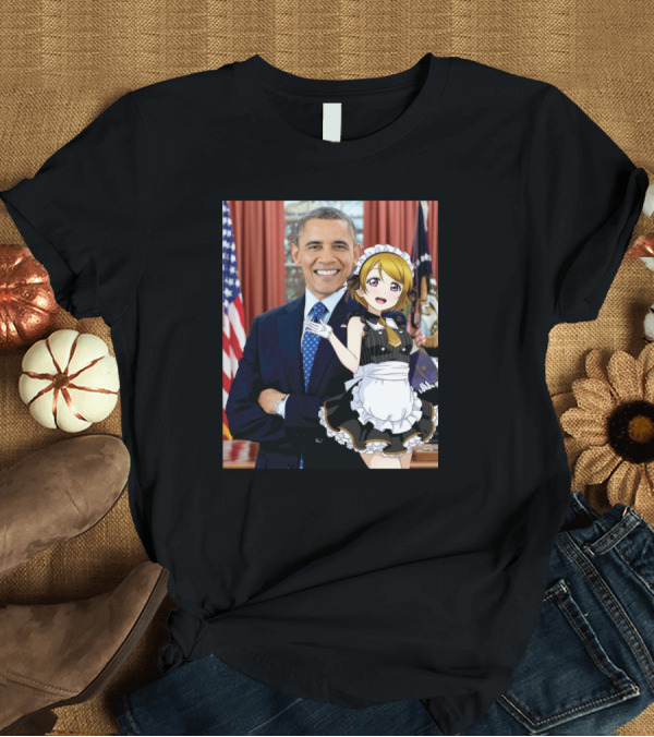 T-Shirt: Hanayo Maid Obama Oval Office Fan T-Shirt Hanayo Maid Obama Oval Office Fan T-Shirt