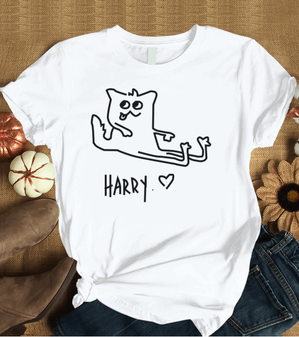 T-Shirt: Funny Cat Meme Harry Love T-Shirt Funny Cat Meme Harry Love T-Shirt