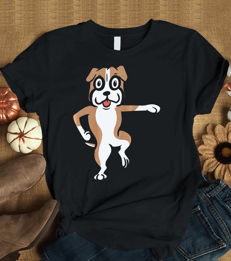 Boxer Dog Funny Dance Move Best Mates T-Shirt